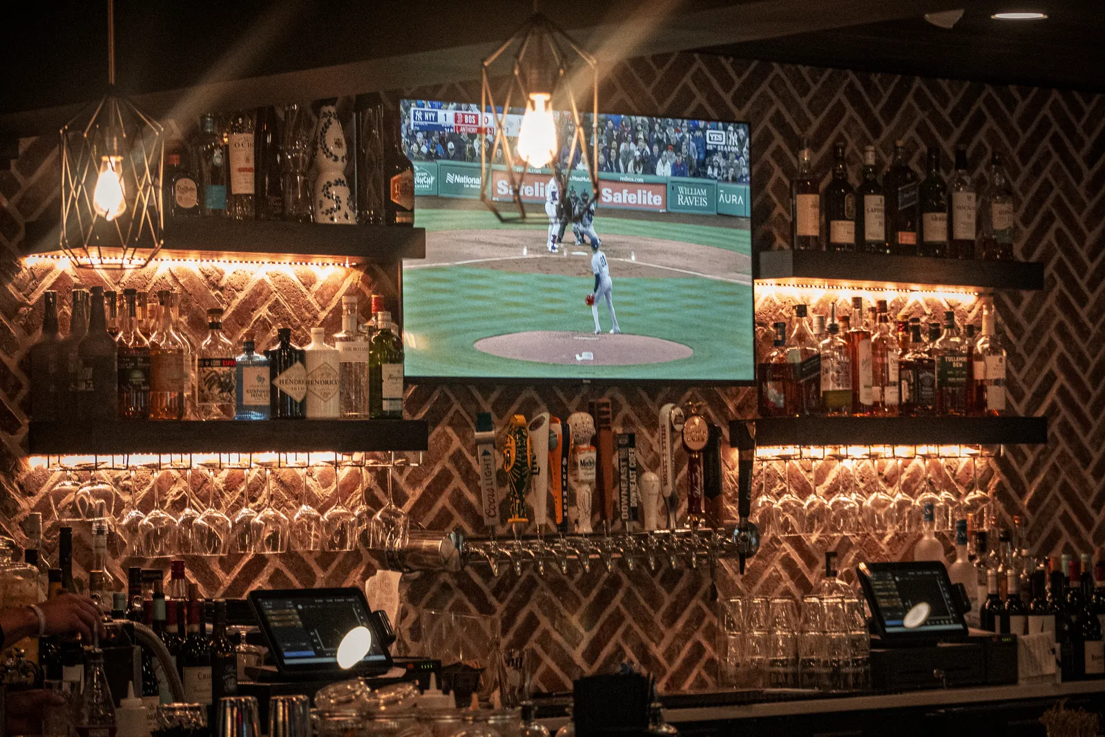 The bar at Lake Drive Tavern