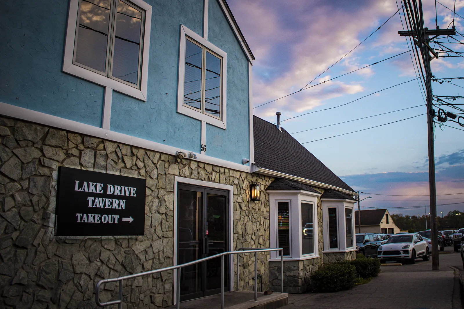 Exterior at blue hour
