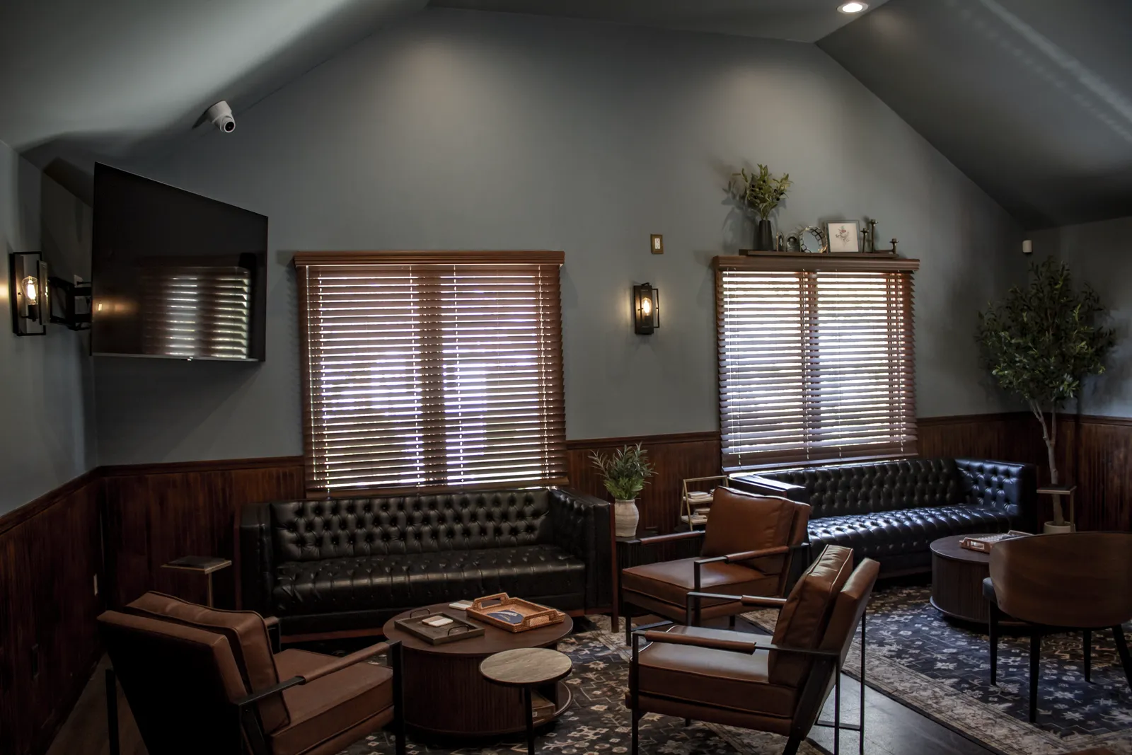 Upstairs lounge at Lake Drive Tavern